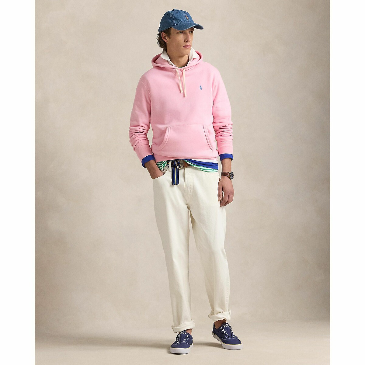 RL Fleece Hoodie pink, POLO RALPH LAUREN