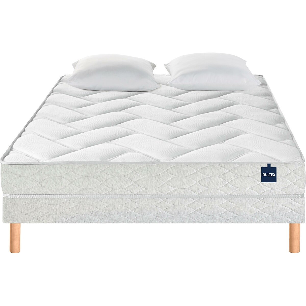 Set materasso e base Super Back+ bianco/grigio, BULTEX