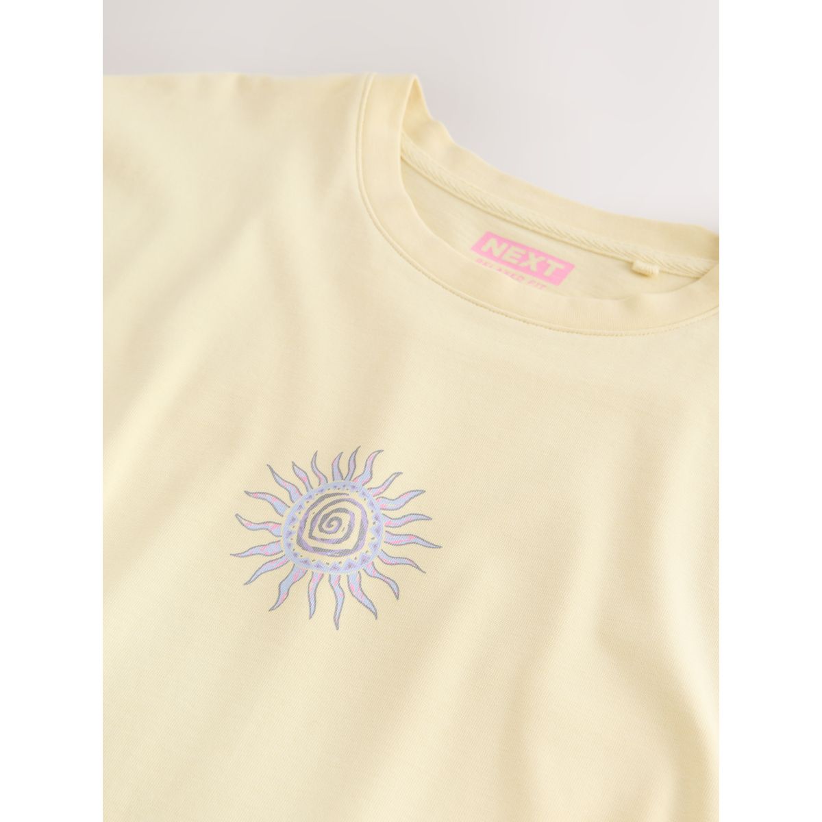 T-shirt graphique edit jaune, NEXT