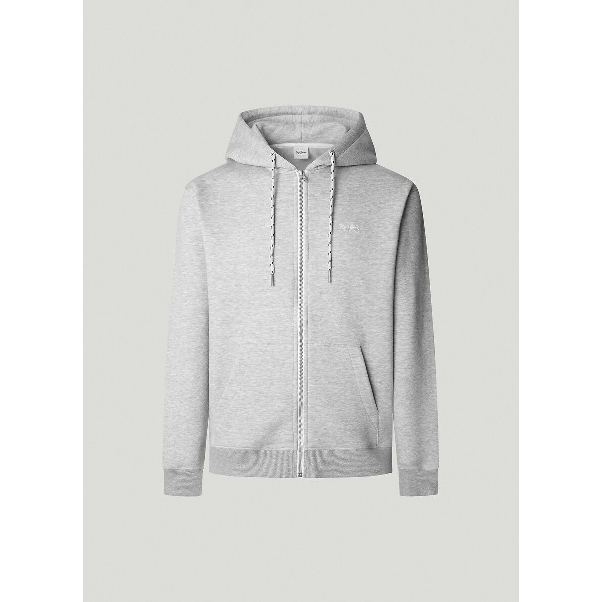 Sweat zippé à capuche Macbeth gris, PEPE JEANS