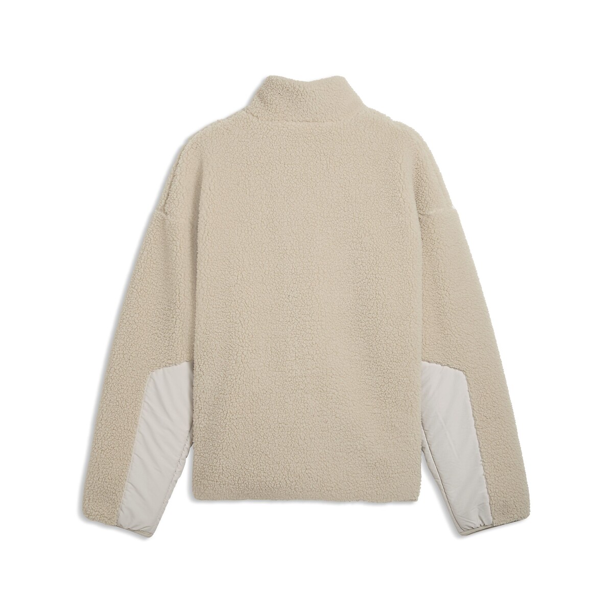 Blouson zippé en sherpa beige, PUMA