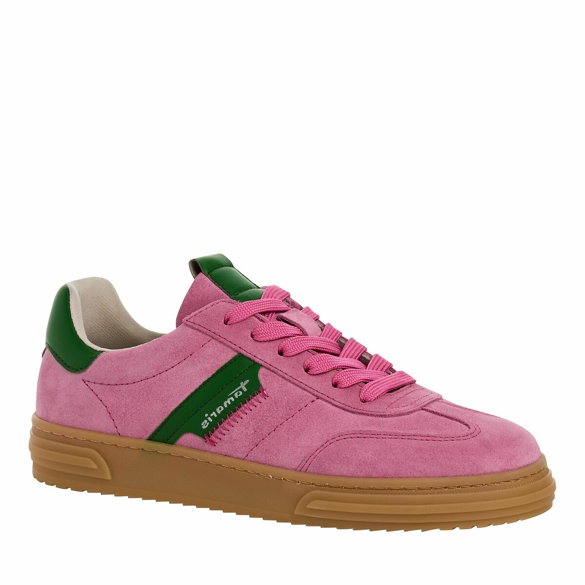 Scarpe in pelle, suola color miele rosa, TAMARIS