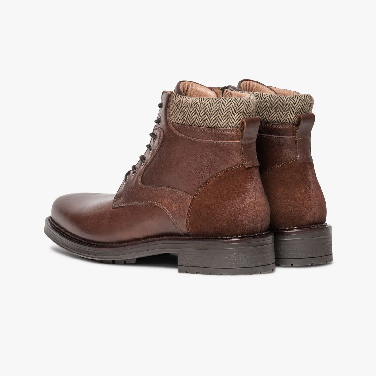Boots À Talon en cuir GAREL cognac, BOCAGE