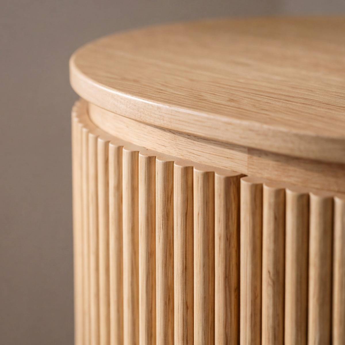 Meuble bar en bois de manguier  ELORIA bois clair, MADE IN MEUBLES 