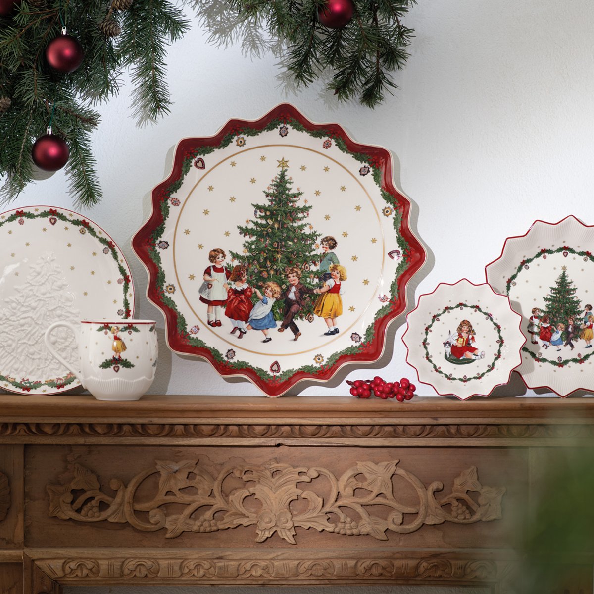 Coupe Avec Déco Relief Arbre TOY'S FANTASY multicolore, VILLEROY & BOCH