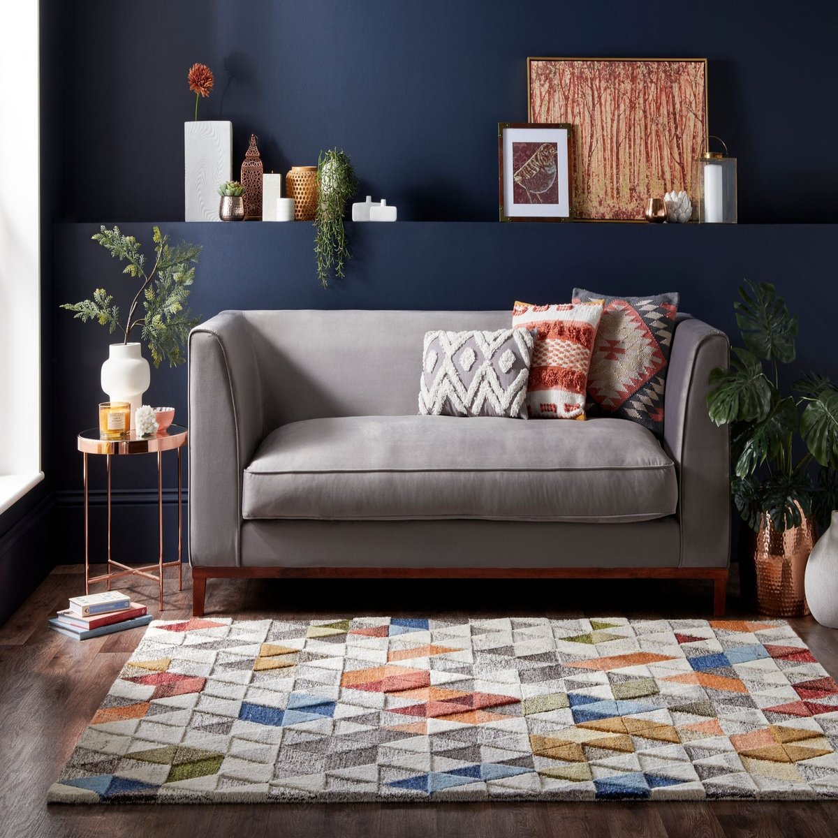 Tapis en laine AMARI multicolore, FLAIR RUGS