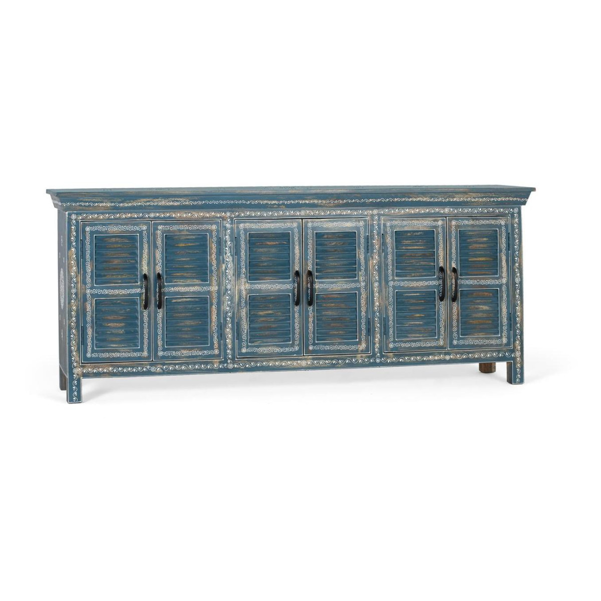 Buffet bleu, DECORATION D’AUTREFOIS