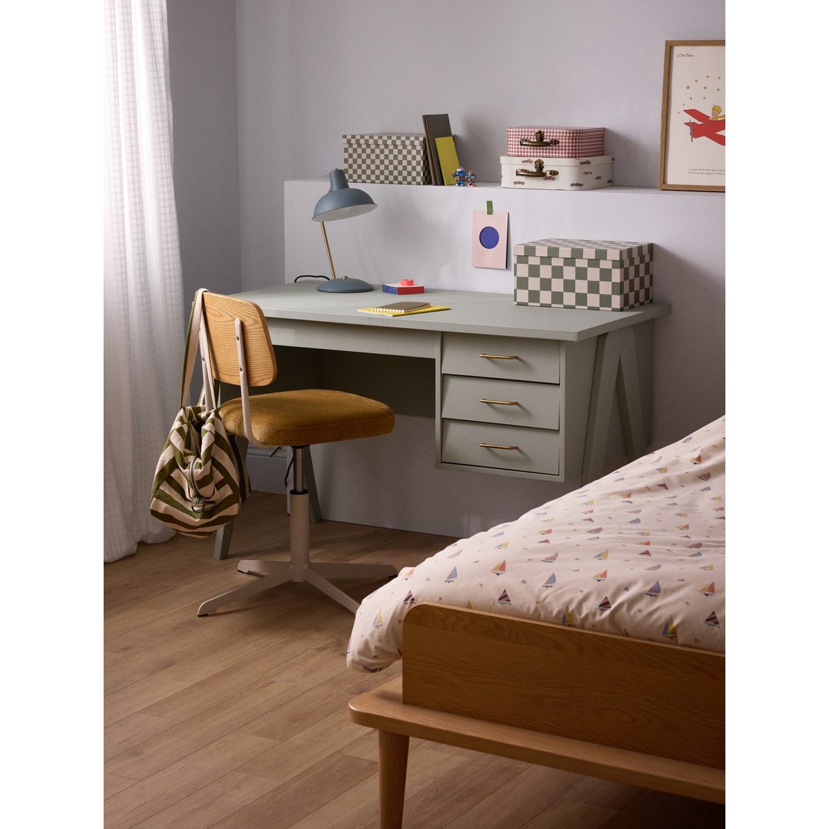 Chaise de bureau Oscar miel, CYRILLUS