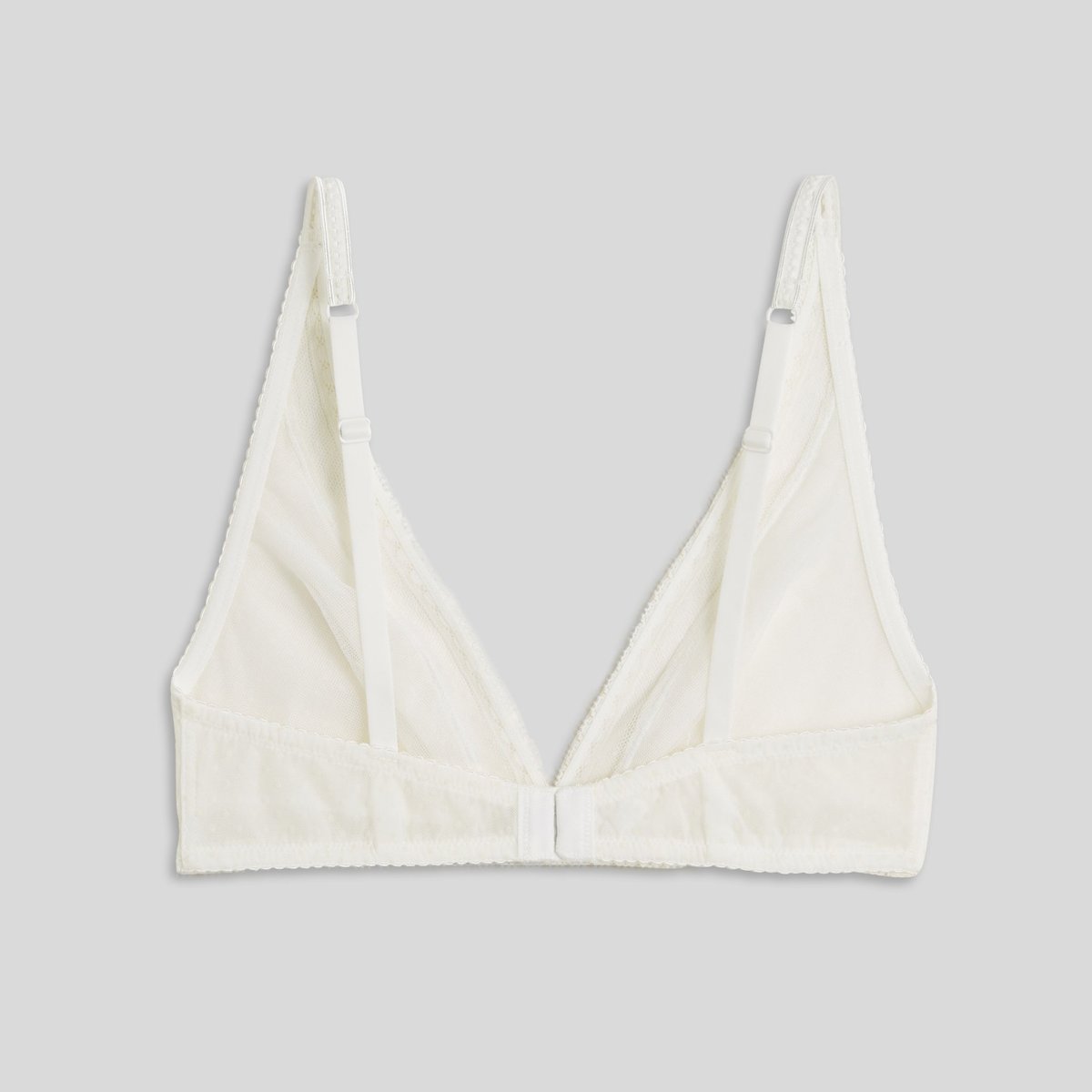 Soutien Gorge Triangle Foulard En Tulle ivoire, MONOPRIX