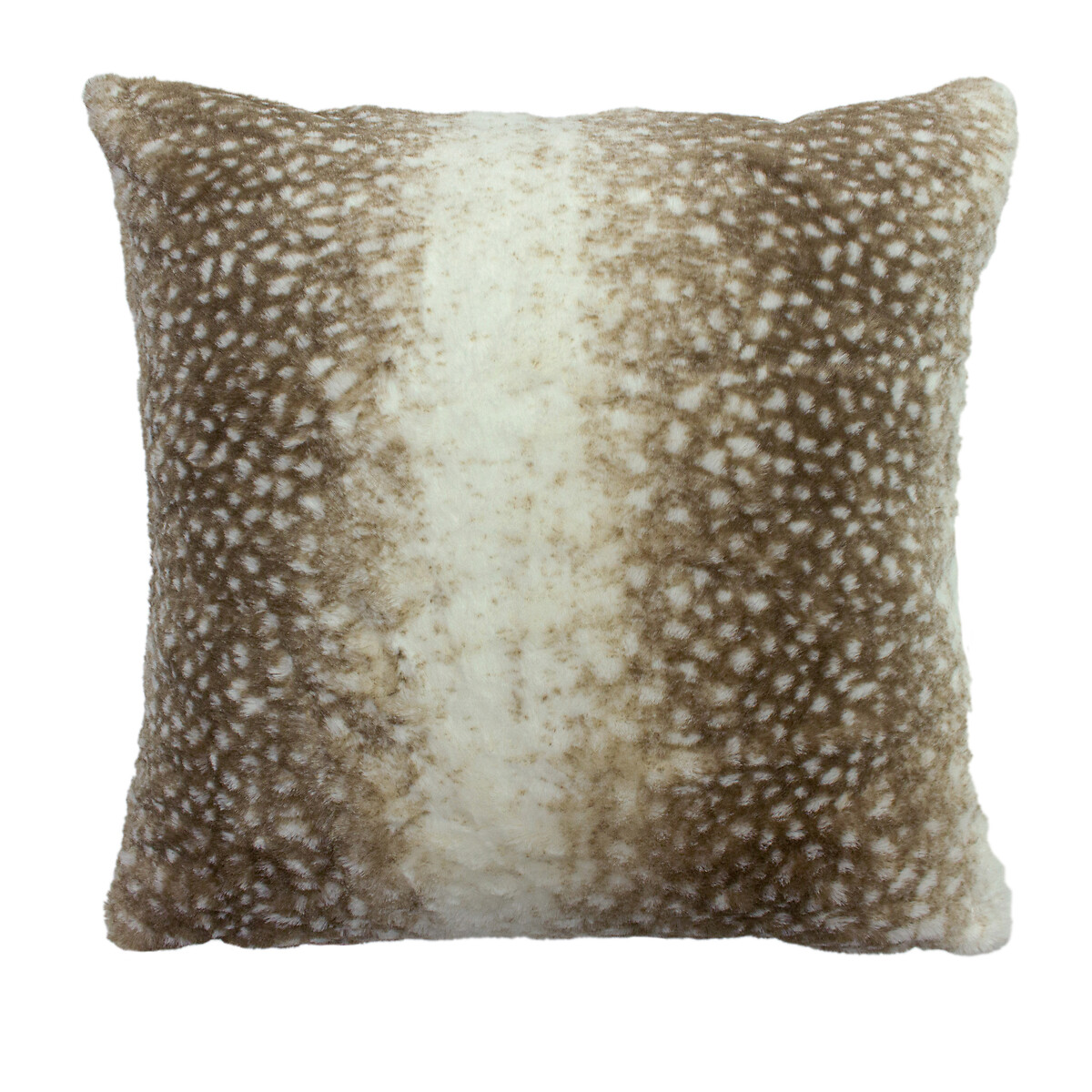 Fawn Faux Fur Filled Cushion brown, PAOLETTI