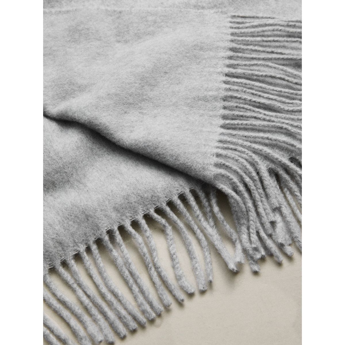 Écharpe mi-épaisse fabriquée en italie gris, NEXT