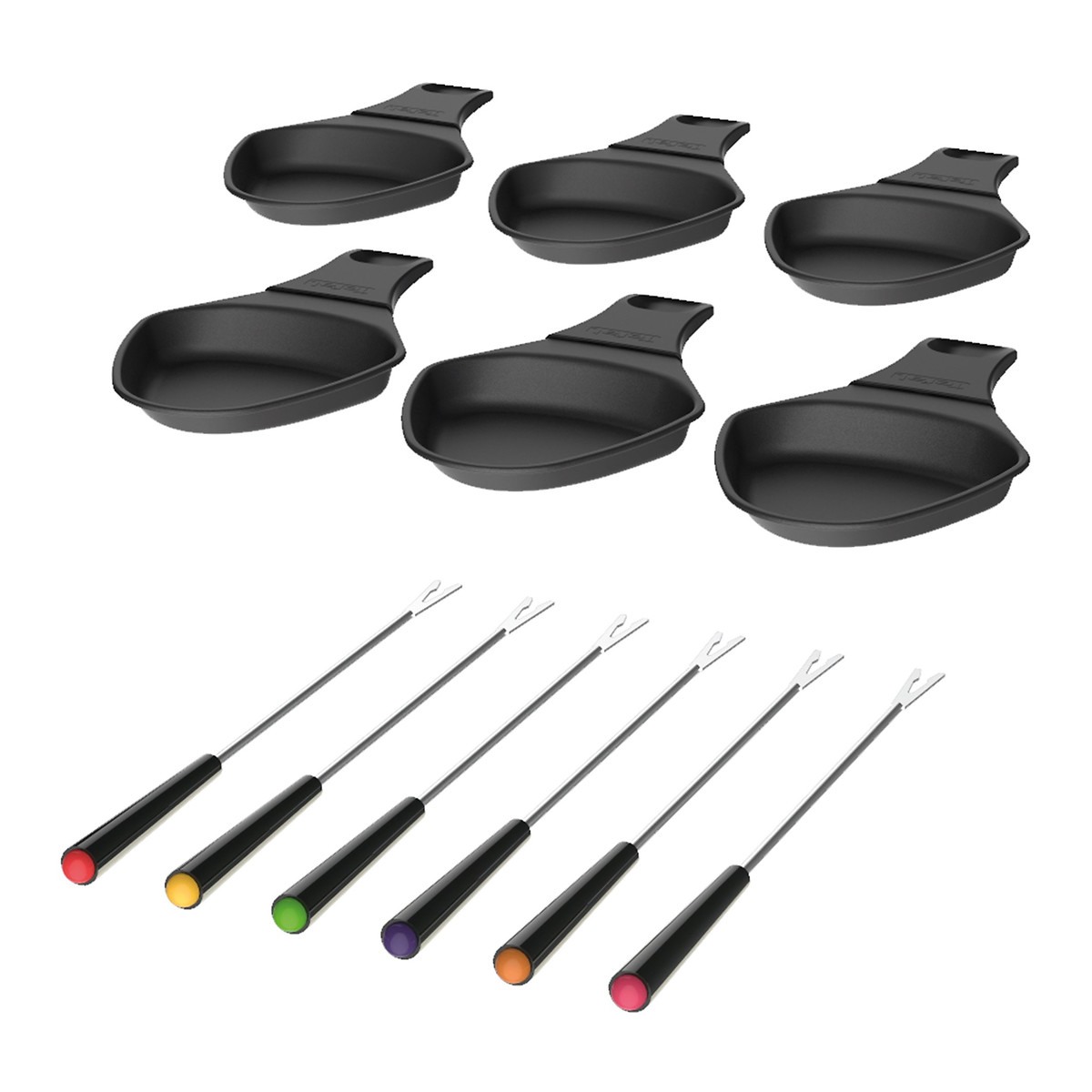 Raclette Cheese N'CO 6 personnes RE12C812 noir, TEFAL