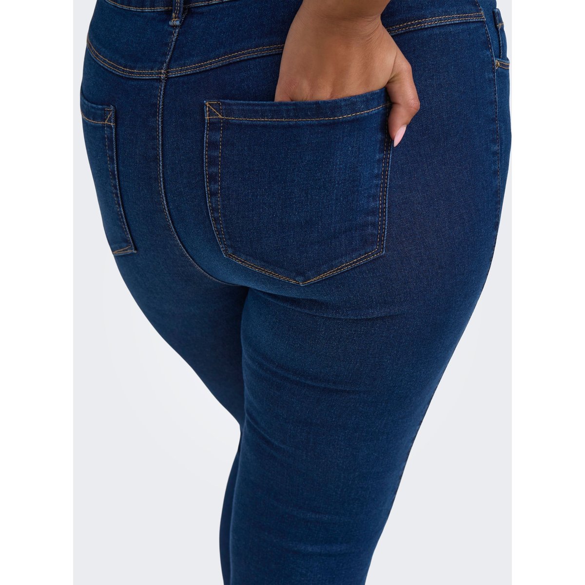 Jean Skinny dark blue denim, ONLY CARMAKOMA