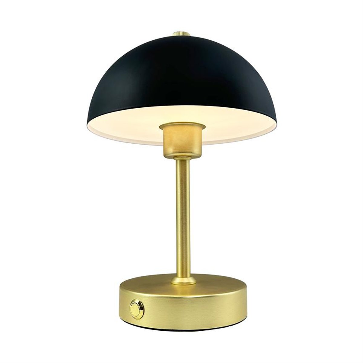 Lampe à poser LED Malmö noir, laiton, DYBERG LARSEN