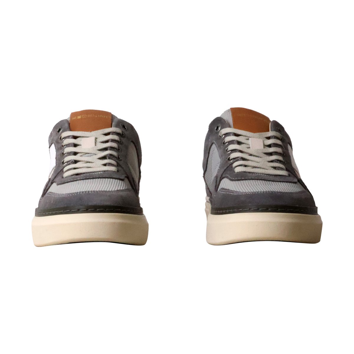 Basket Cuir Lerma gris, REDSKINS