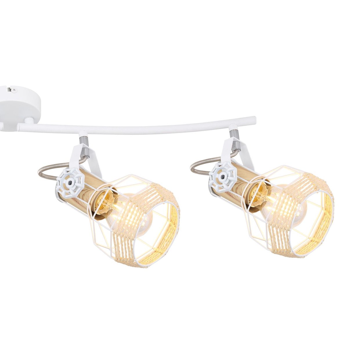 Spot Plafonnier Design Scandinave Bana - 4 Ampoules blanc, GLOBO LIGHTING