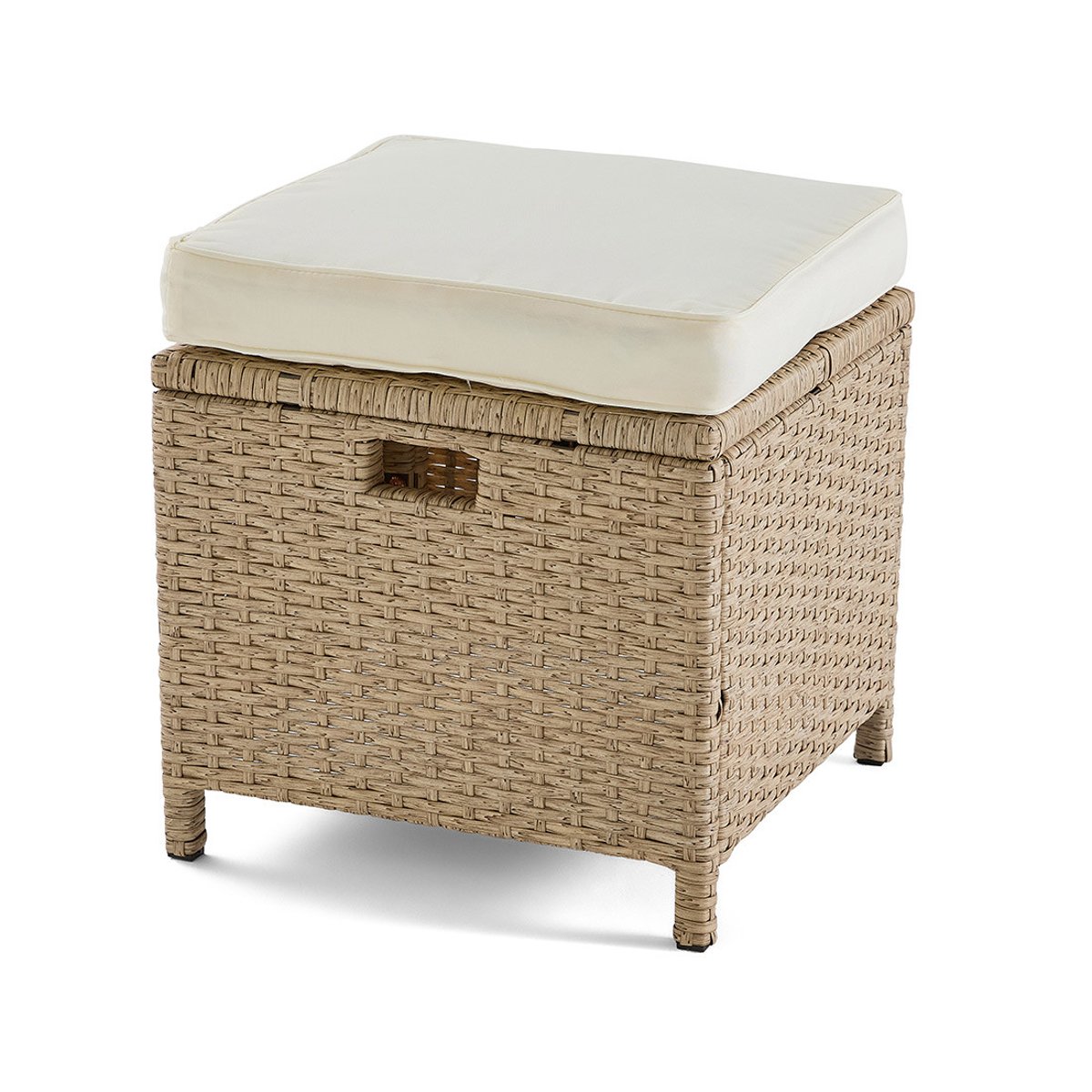 Salon de jardin encastrable 12 places, CUBA beige, BEST MOBILIER
