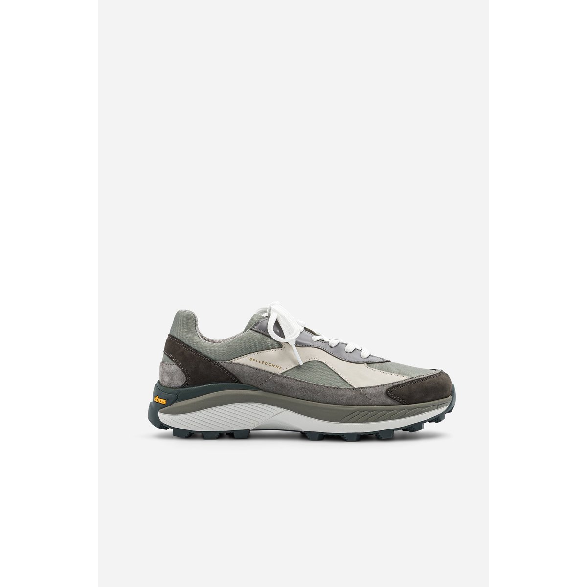 Basket suède et nylon B9 gris, BELLEDONNE
