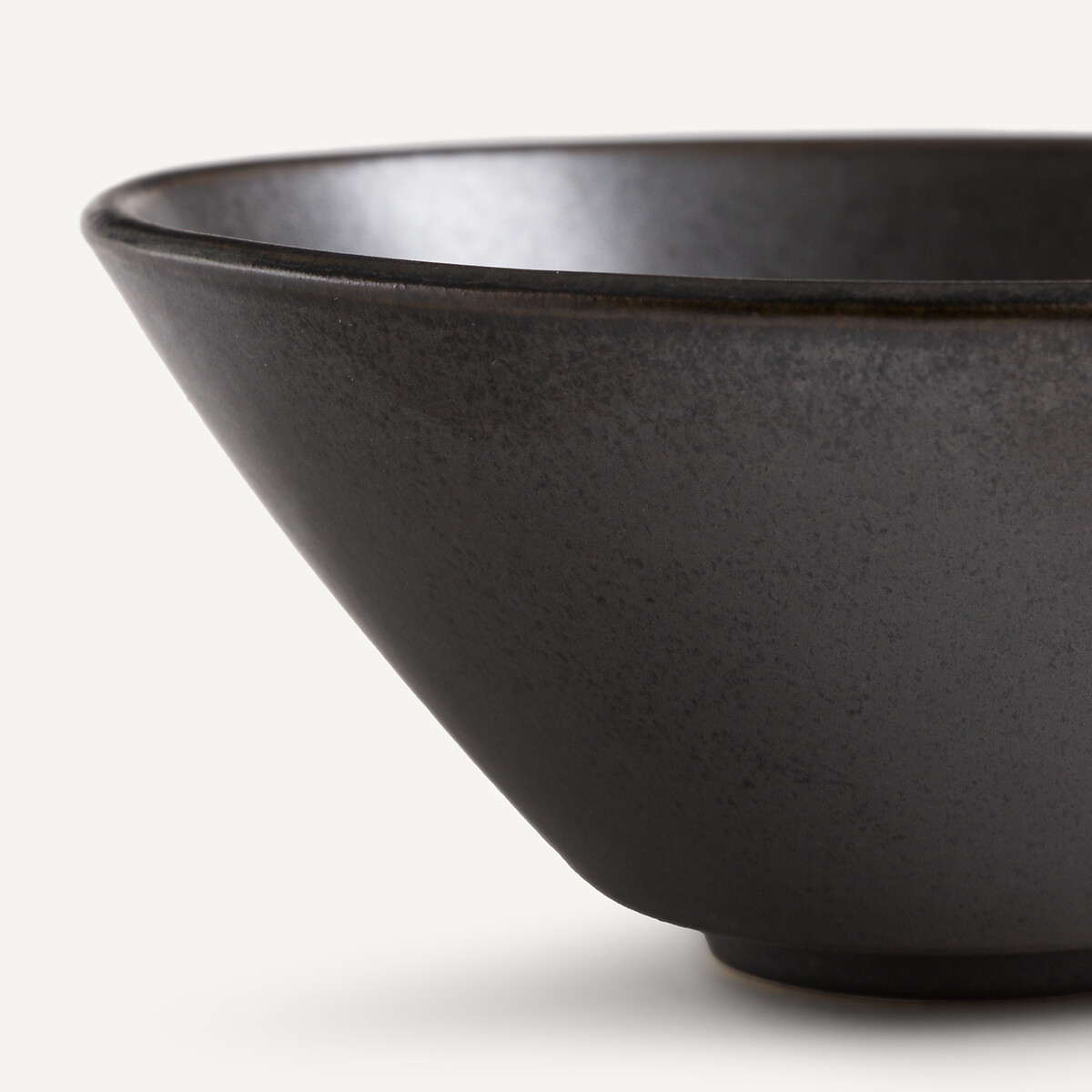 Set of 4 Kanso Glazed Stoneware Sauce Bowls black, AM.PM