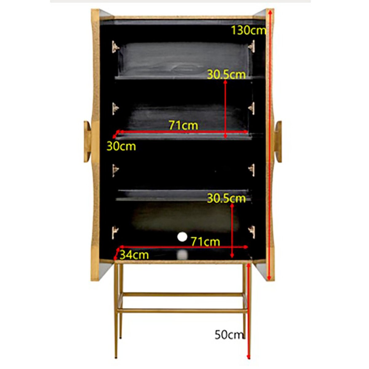 Armoire en acier, FIUME or, KARE DESIGN