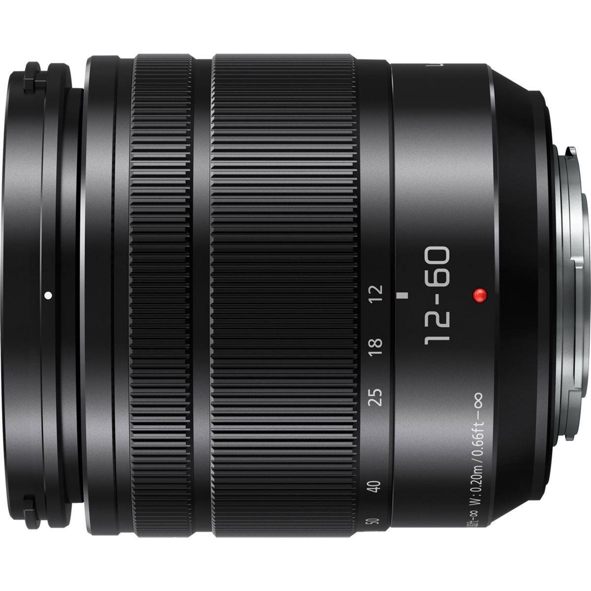 Objectif pour Hybride 12-60mm f3.5-5.6 ASPH noir, PANASONIC