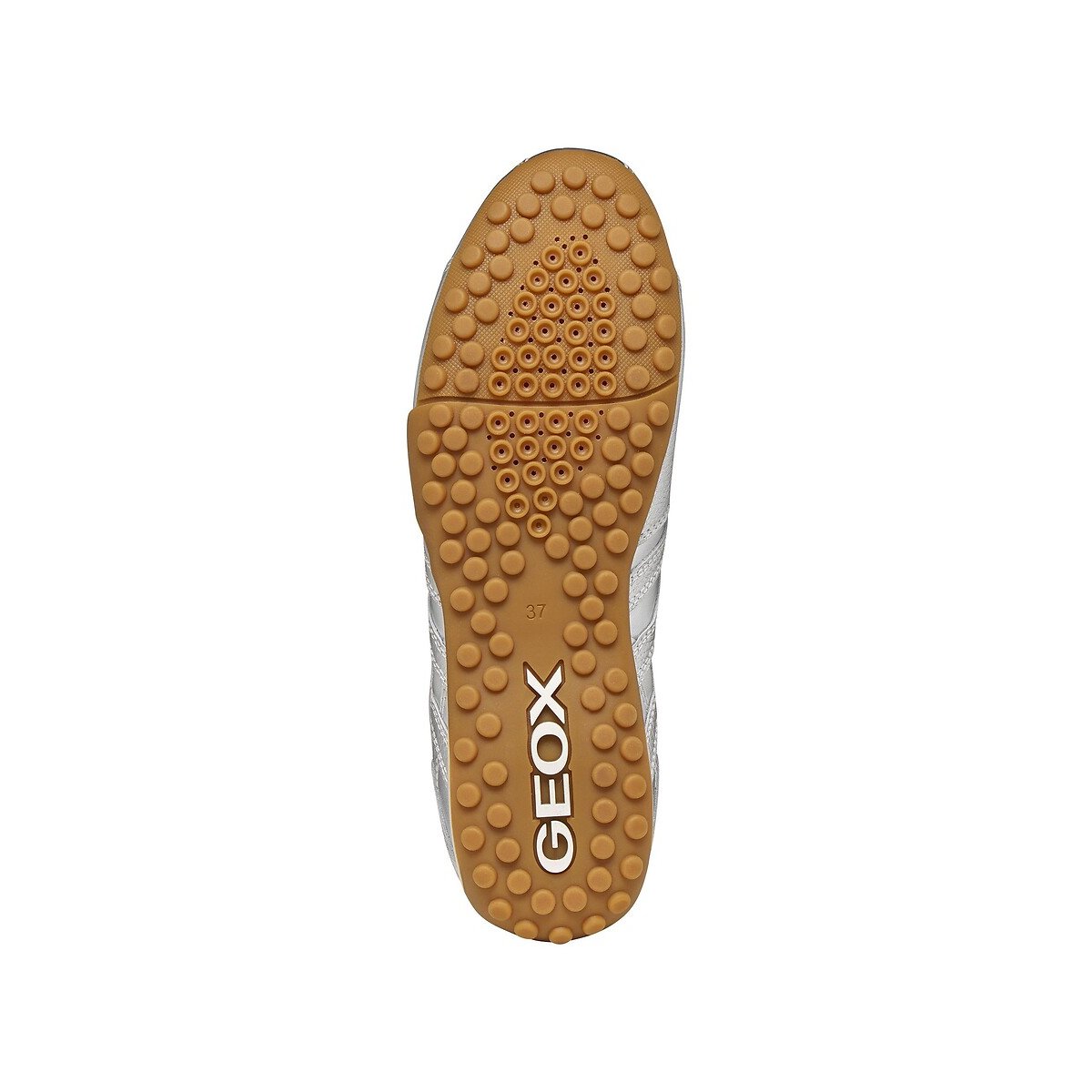 Sneakers in pelle Snake Original argent, GEOX
