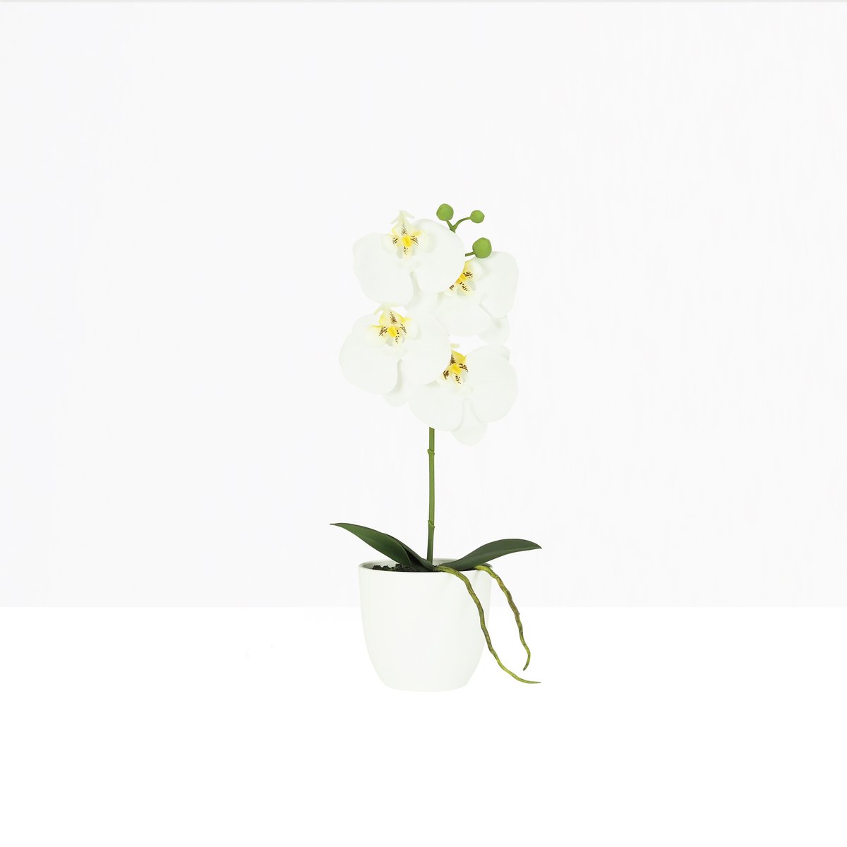 Orchidée artificielle blanche 35cm autres, LIGNE DECO