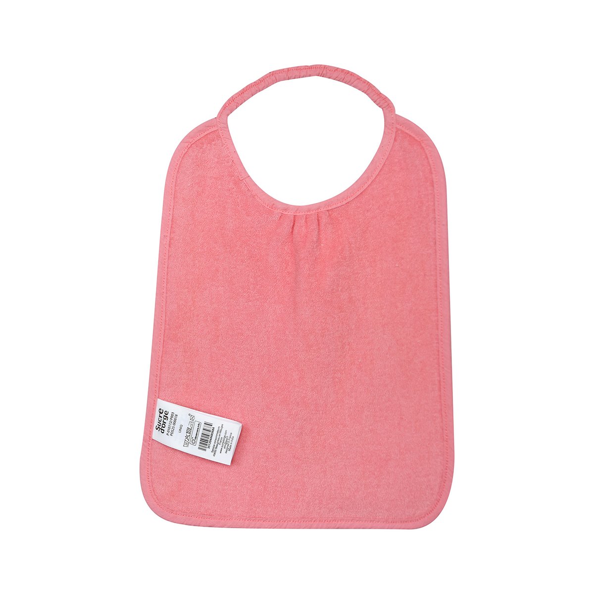 Lot de 3 bavoirs elastique rada eponge couleur unique, SUCRE D'ORGE