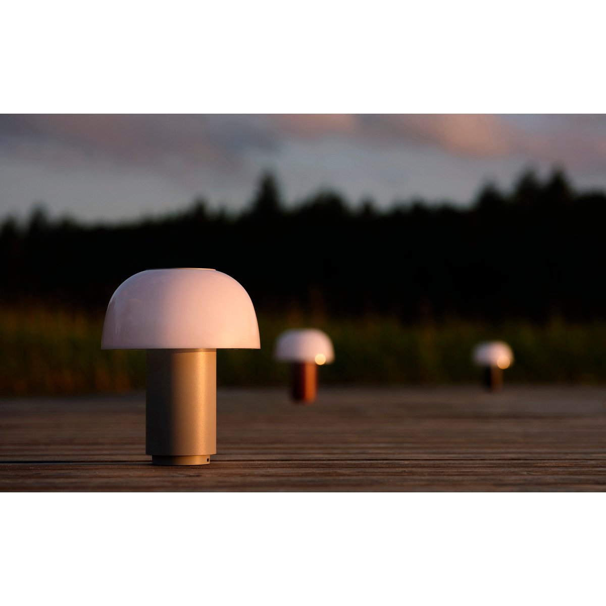 Lampe HARVEST MOON gris chaud, ZONE DENMARK