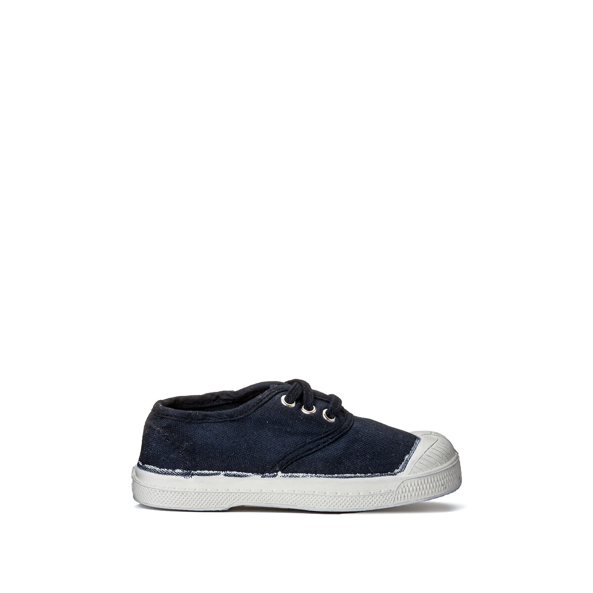 Tennisschoenen met veters marine   , BENSIMON