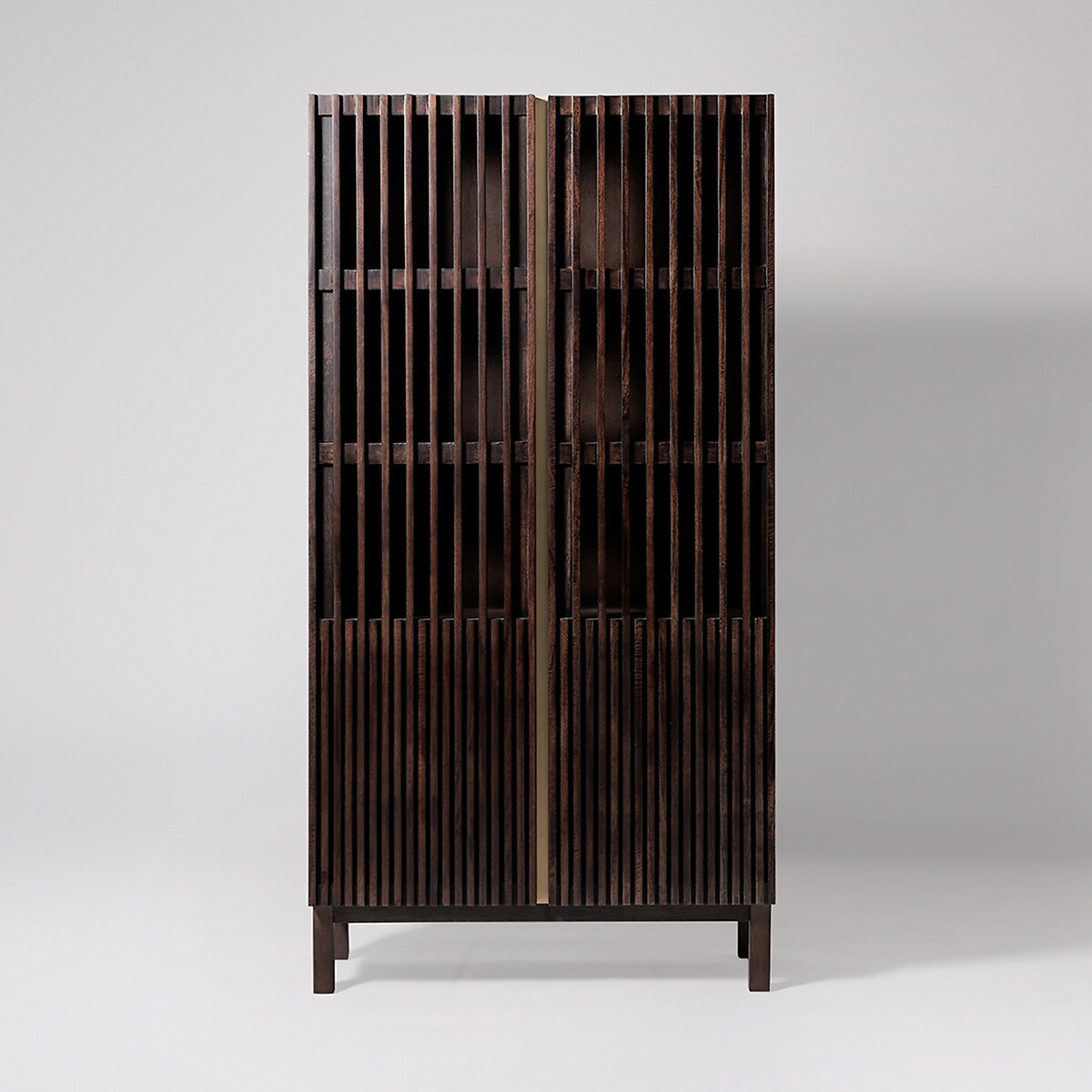 Klaus Mango Wood 2 Door Cabinet dark brown, SWOON