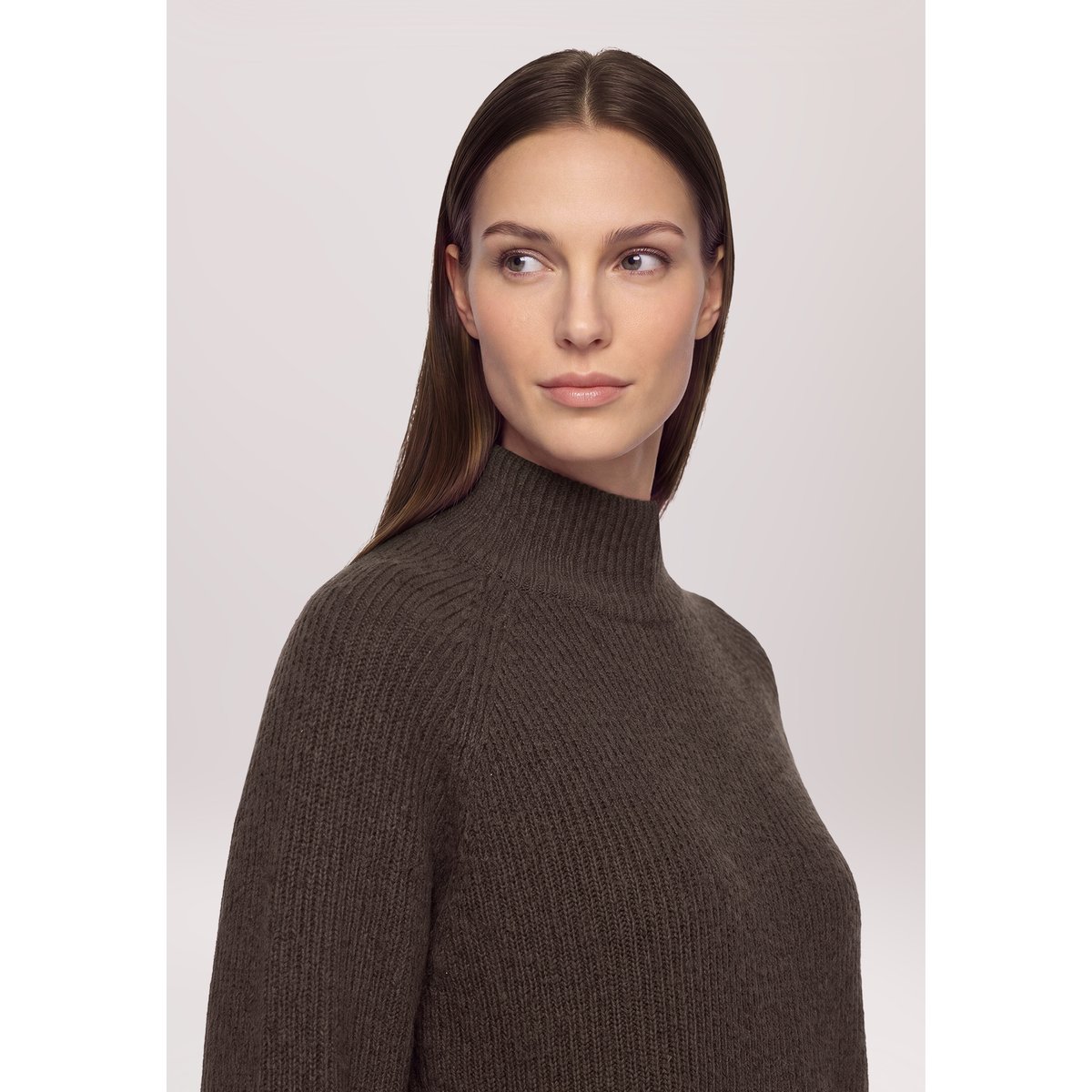 Pull en cachemire à col light maroon, BETTY BARCLAY