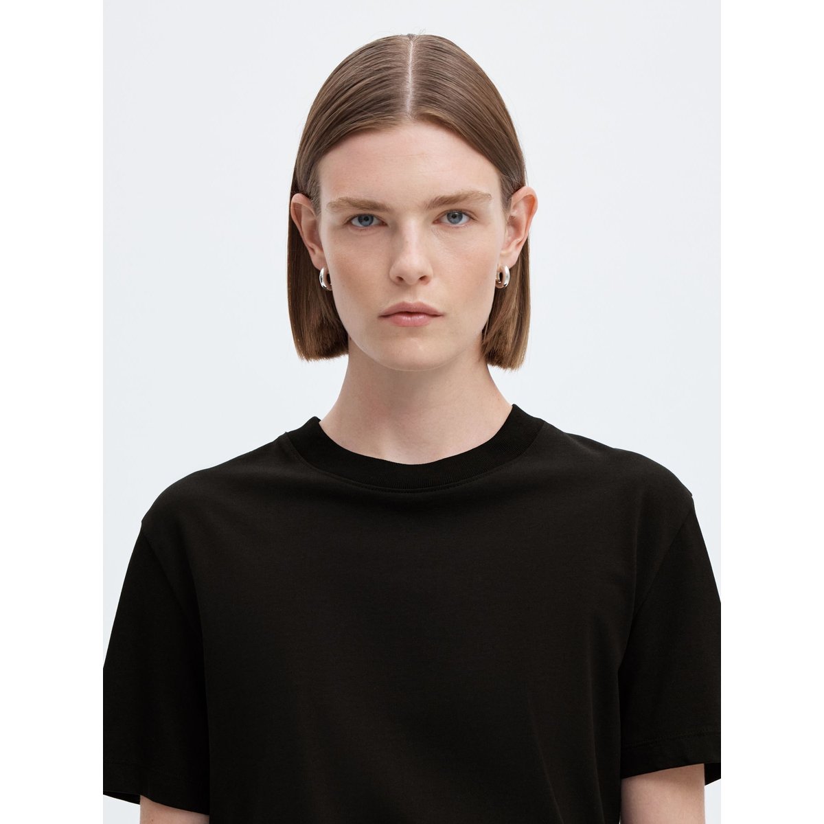 T-Shirt noir - black, SELECTED
