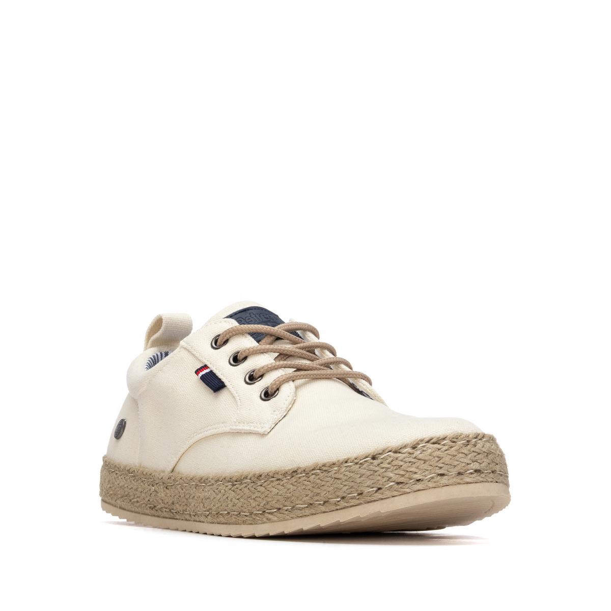 Chaussure Plaine Décontractée Lacets beige, REFRESH