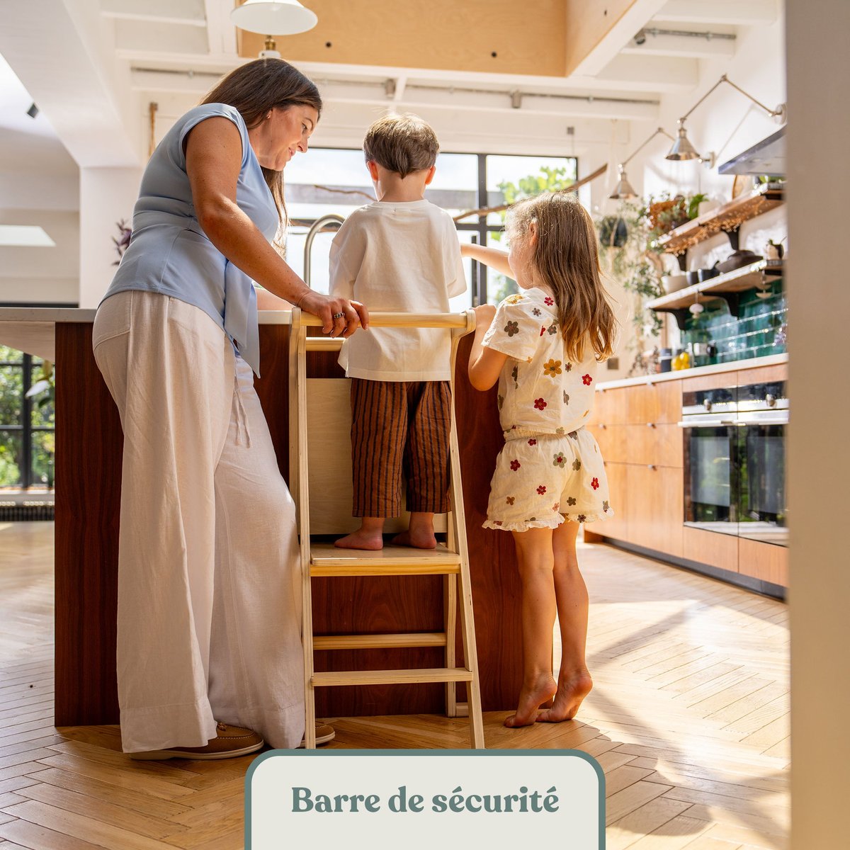 Tour d'apprentissage et tableau marron - blanc, ACTIVE TOTS