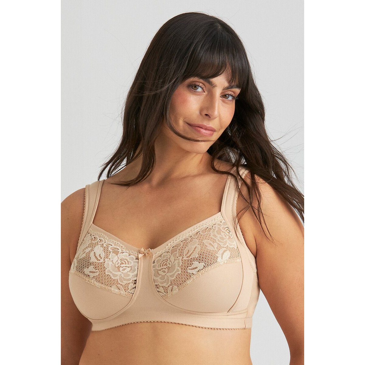 Soutien-gorge sans armatures LOVELY LACE SUPPORT beige, MISS MARY OF SWEDEN