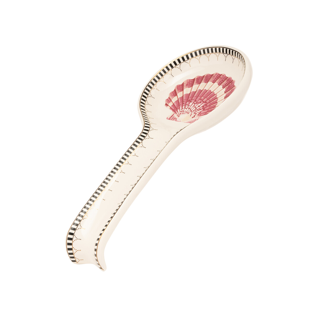 Ceramic Shell Spoon Rest multi-coloured, YVONNE ELLEN