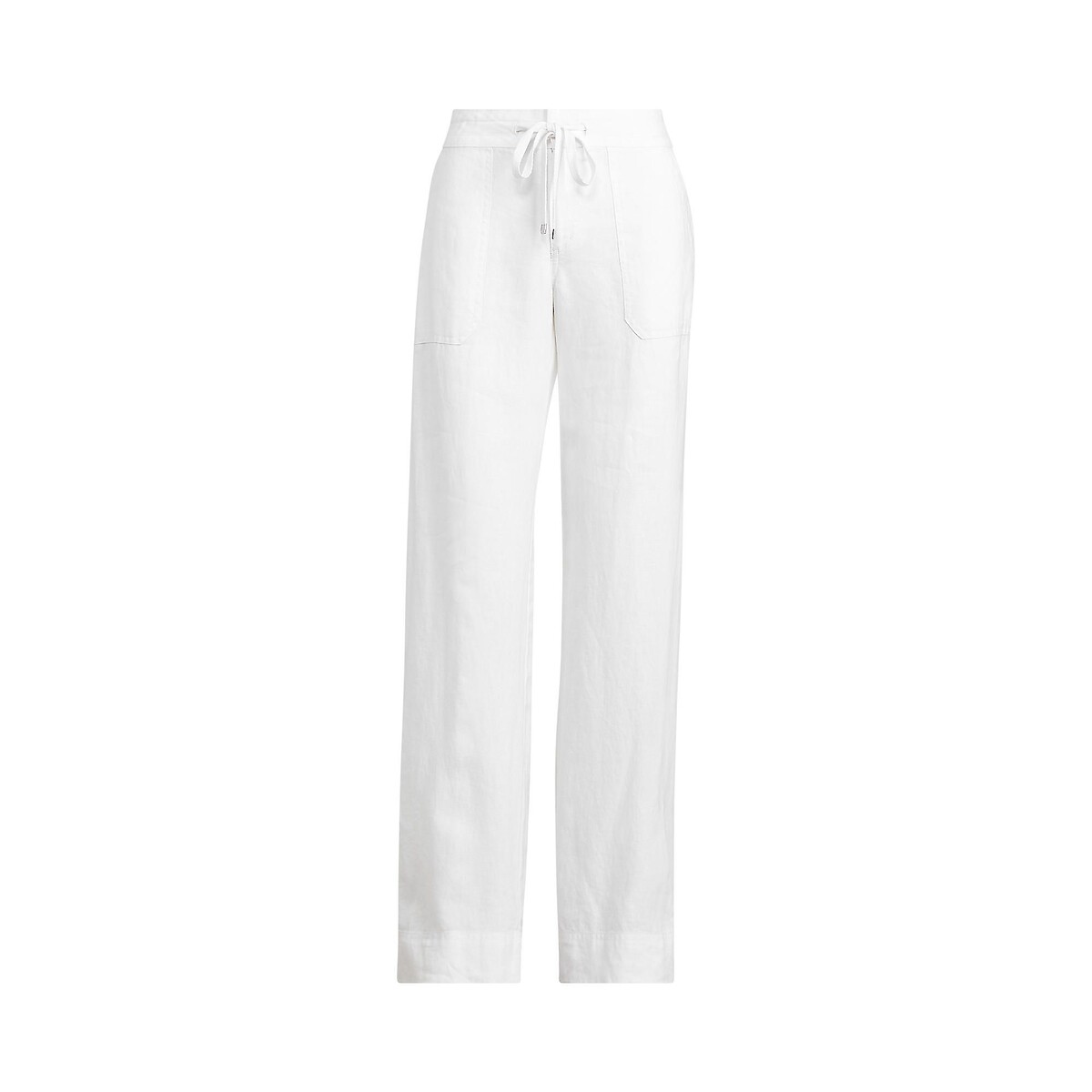 Pantalon large en lin, JOVONIE blanc, LAUREN RALPH LAUREN