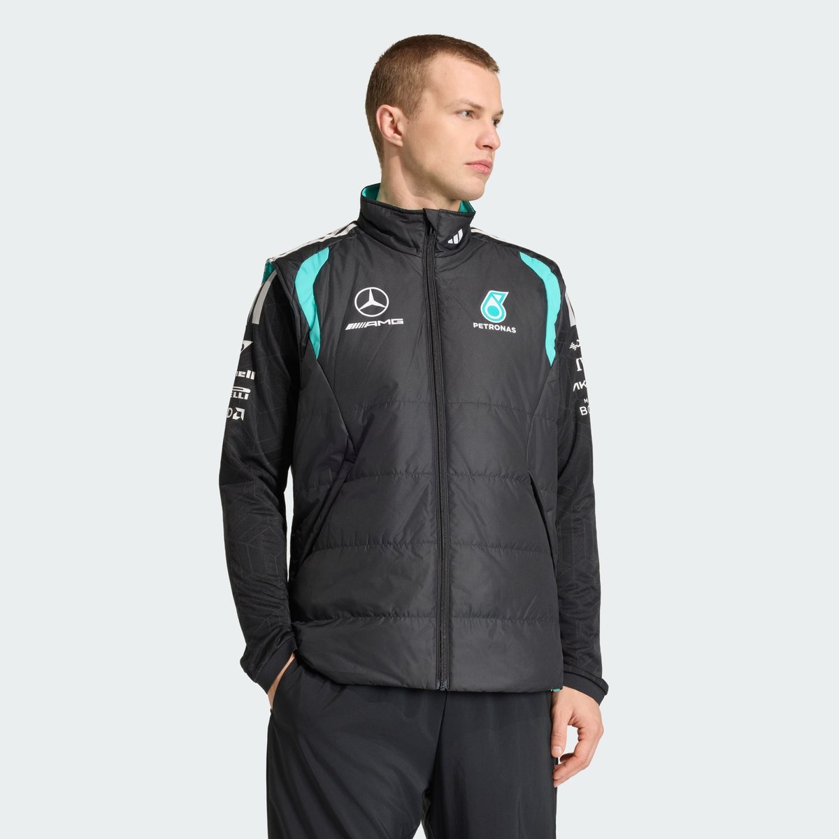 Veste Sans Manches Mécaniciens Mercedes - Amg Petronas Formula 1 Team Veste Sans Manches Mécaniciens Mercedes - Amg Petronas Formula 1 Team black / grey two, adidas Performance