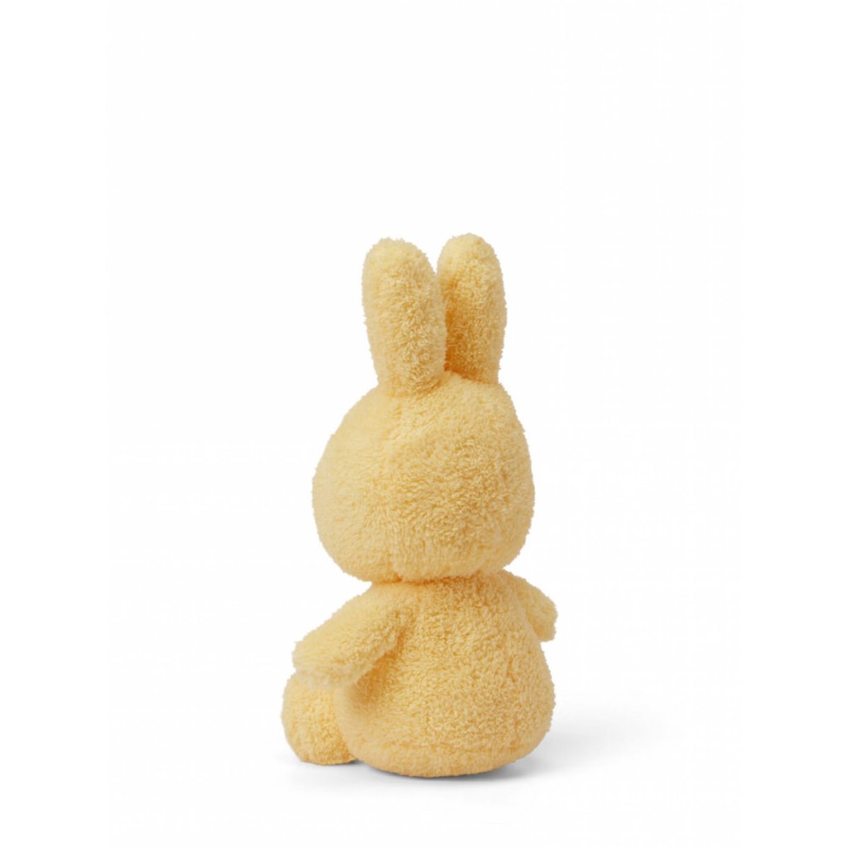 Peluche lapin Miffy Terry extra-doux 23 cm jaune pastel, BON TON TOYS