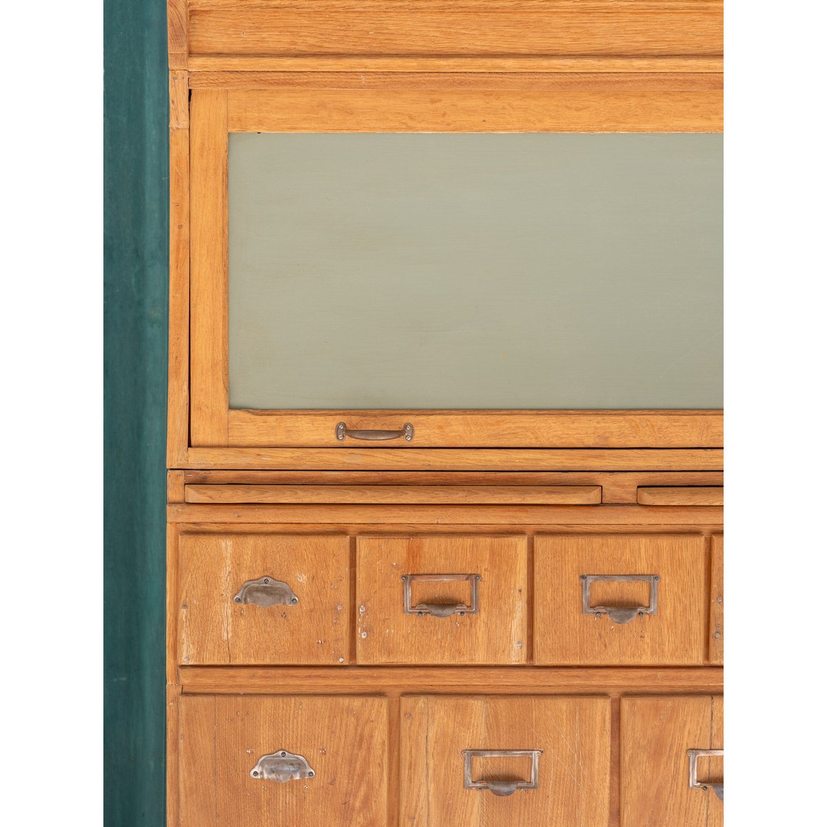 Meuble de métier à casiers en bois Fernand N°393 - Bon état bois clair, DEBONGOUT