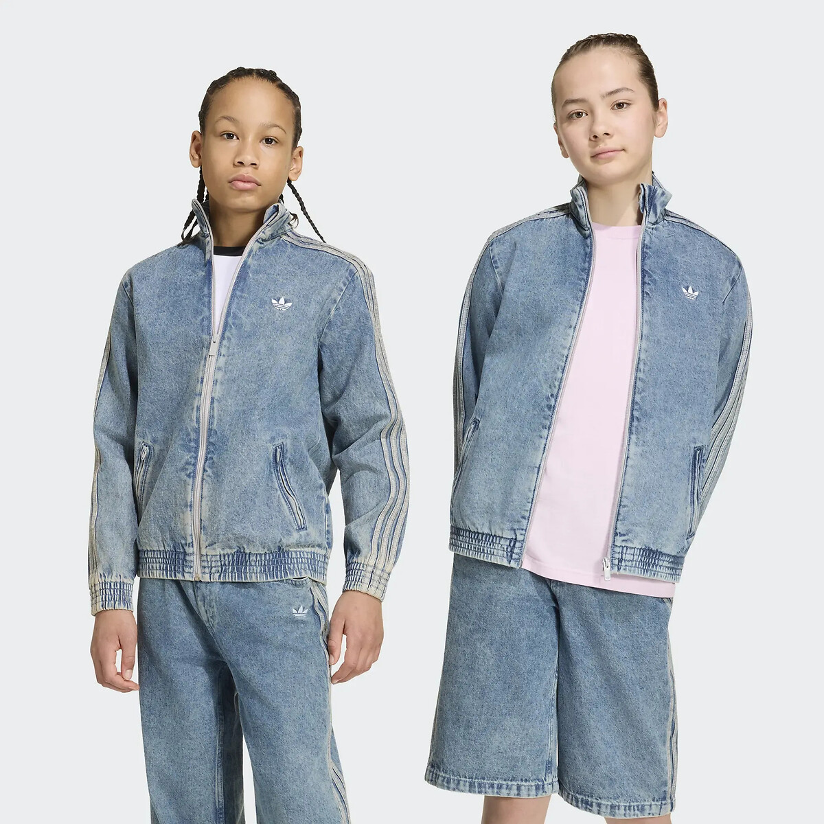 Veste en denim, FIREBIRD denim bleu, adidas Originals