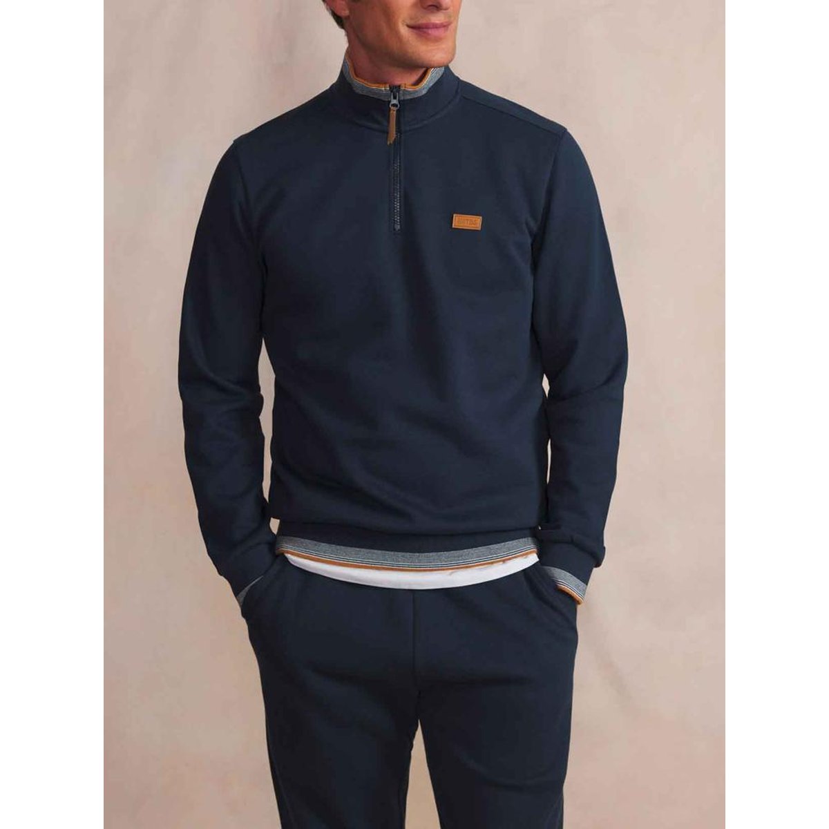 Sweat zippé LEANNCAM navy, TBS