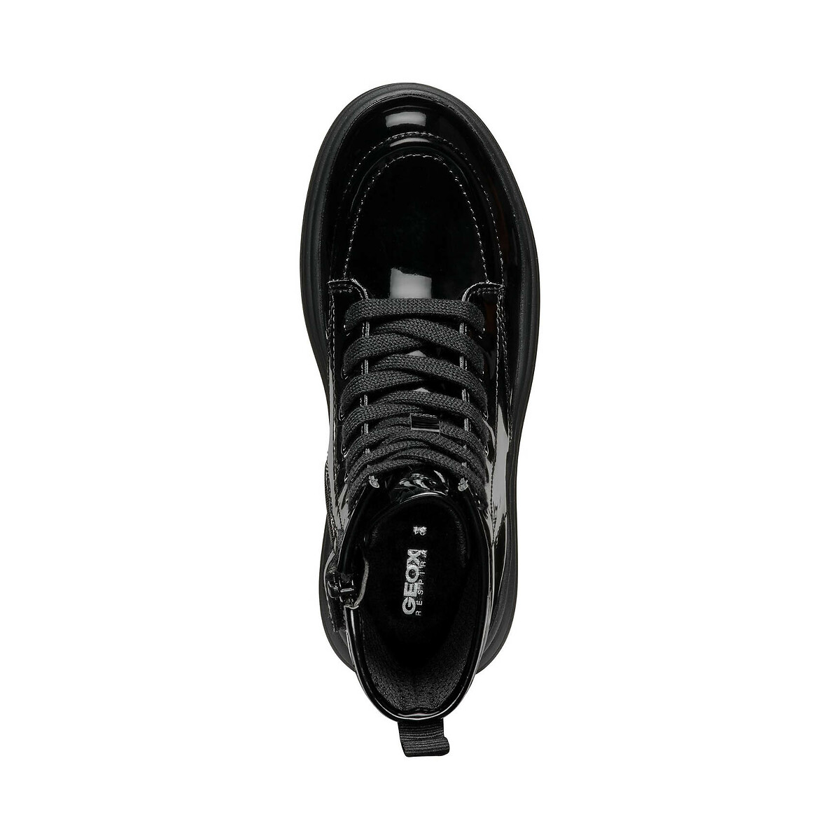 Botas respiráveis, envernizadas, Phaolae preto , GEOX