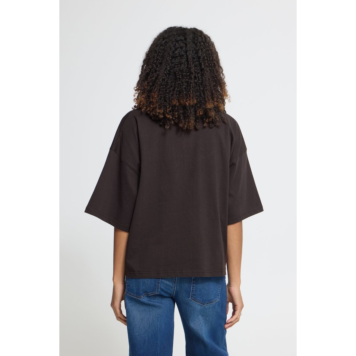 T-shirt marron chocolate torte, ICHI