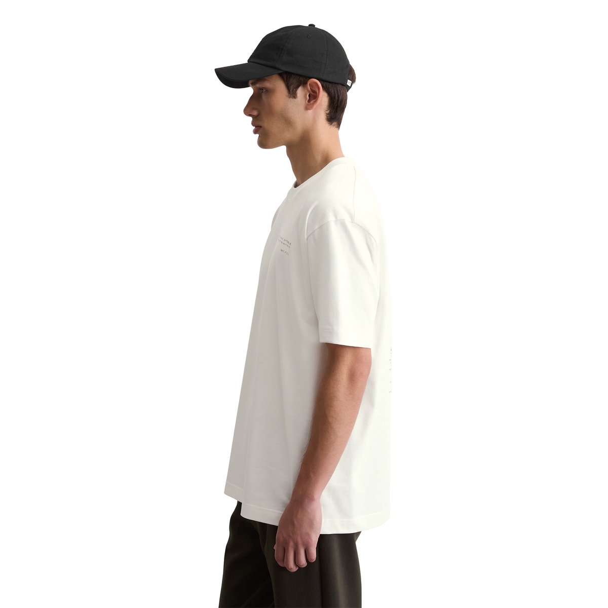 T-shirt relaxed avec imprimé naturel sur le dos blanc, MARC O'POLO