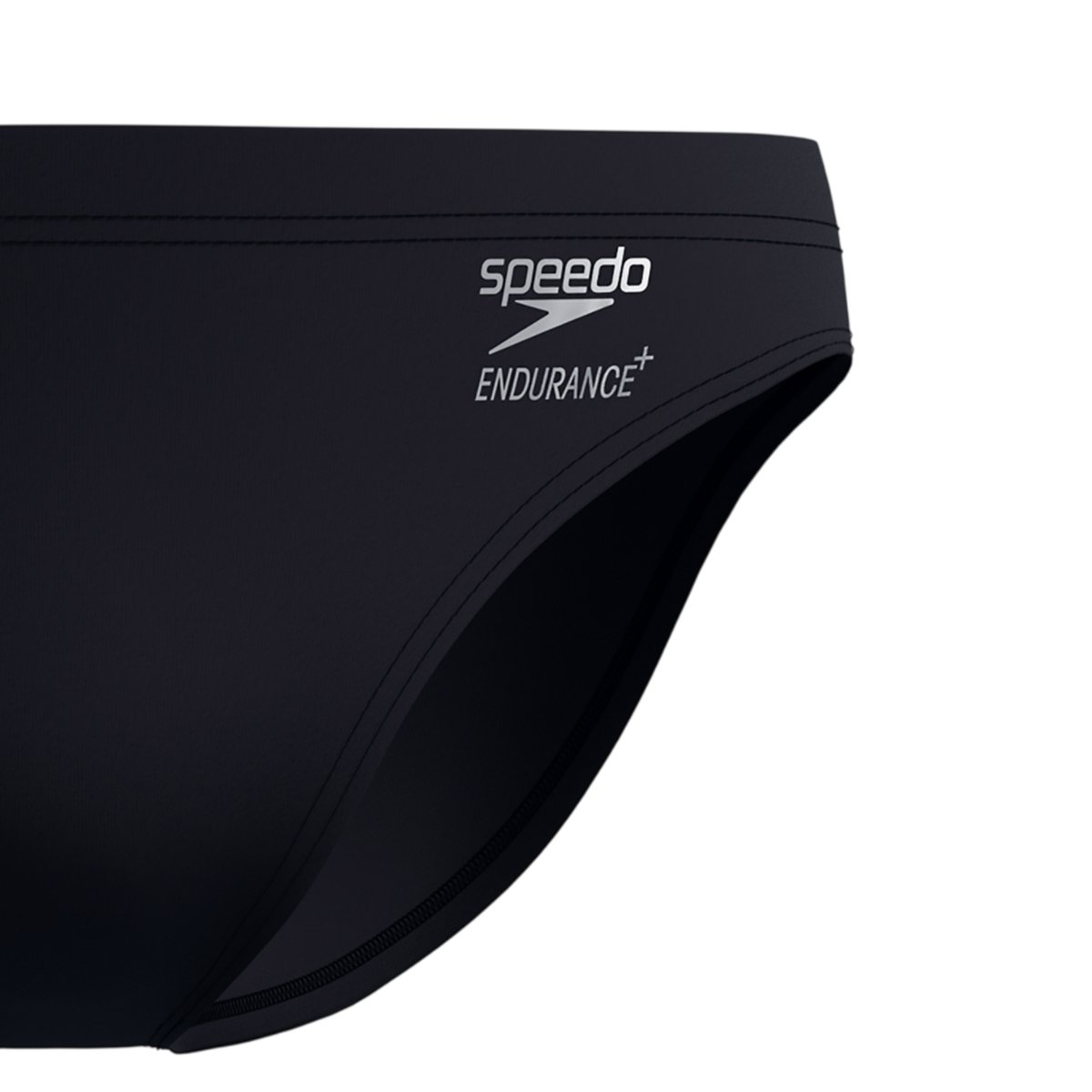 Slip de bain motif/style uni noir, SPEEDO