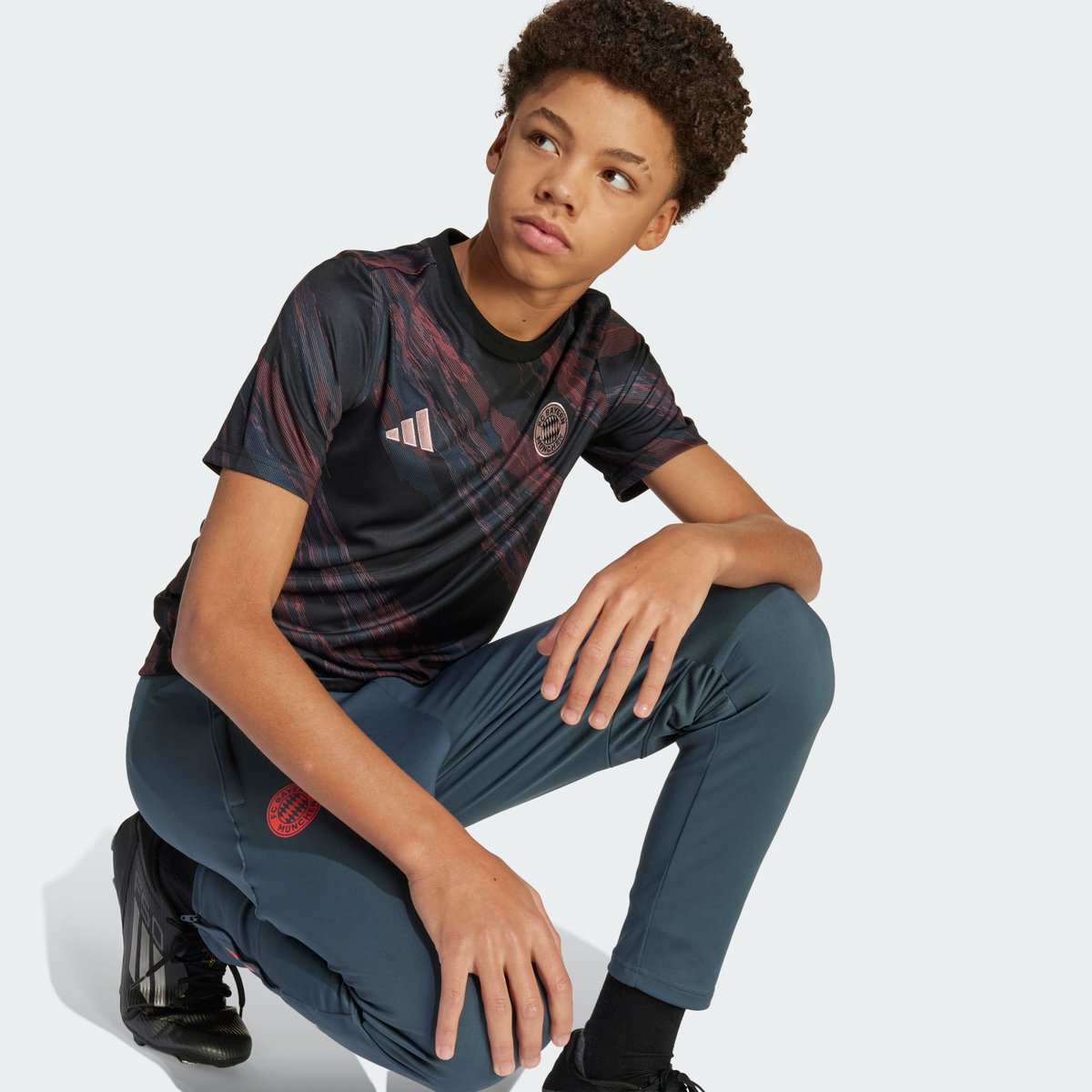 Maillot D'échauffement Fc Bayern 25/26 Enfants black, adidas Performance