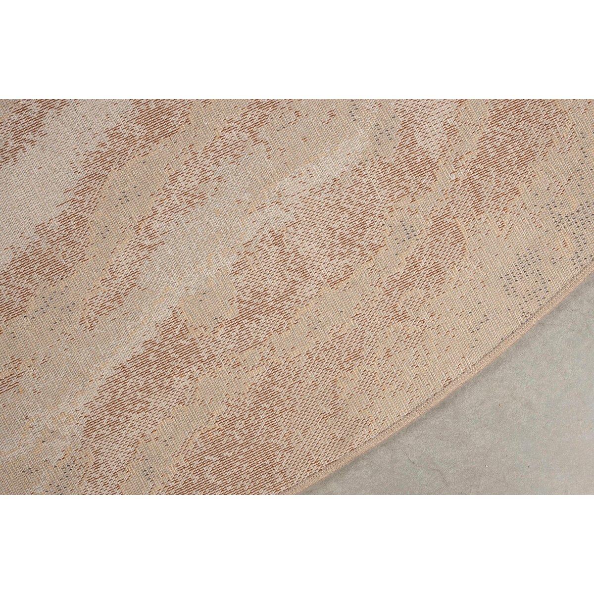 Tapis rond en tissu multicolore SOLAR gris, ZUIVER