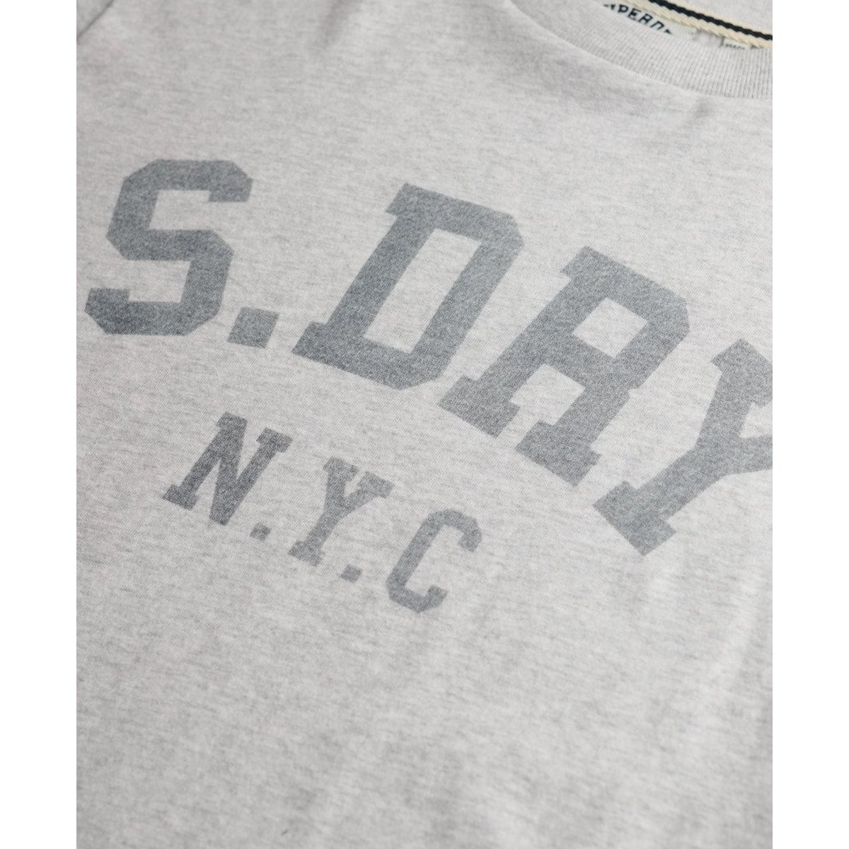 T-shirt Ample Athletic Essentials gris glacier chiné, SUPERDRY